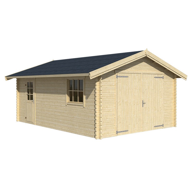 Lasita - Garage Yarik - Porte a battente - 4,74 x 5,83 x 2,74 m