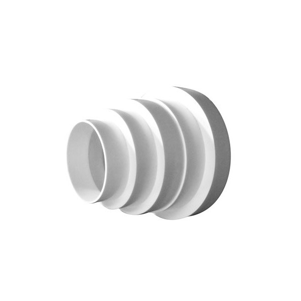 Réducteur PVC 80-100-125-150mm , conduit de ventilation 