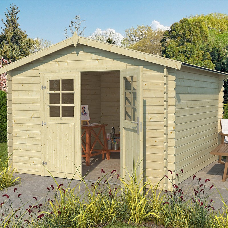 Lasita - Aurely Design Shelter - ruw aspect - 3.28 x 3.12 x 2.22 m