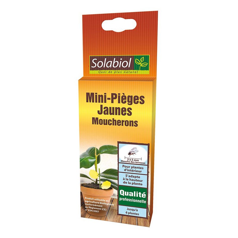 Solabiol - Mini Piège Jaunes Moucherons