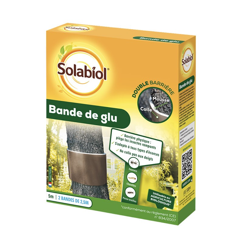 Solabiol - Lot de 2 bandes de Glu de 2.5 m