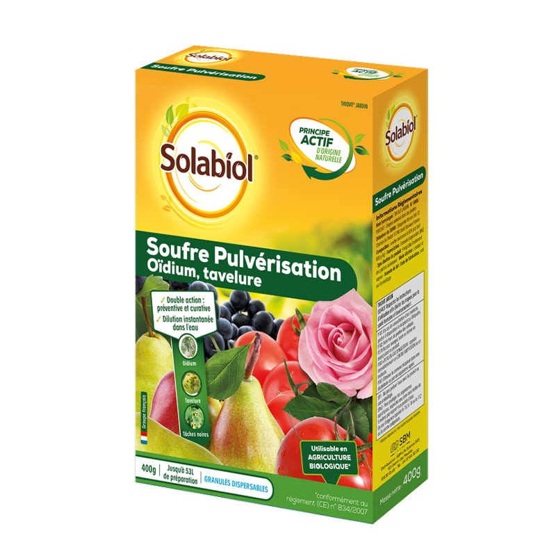 Solabiol - Soufre Pulvérisation 400g