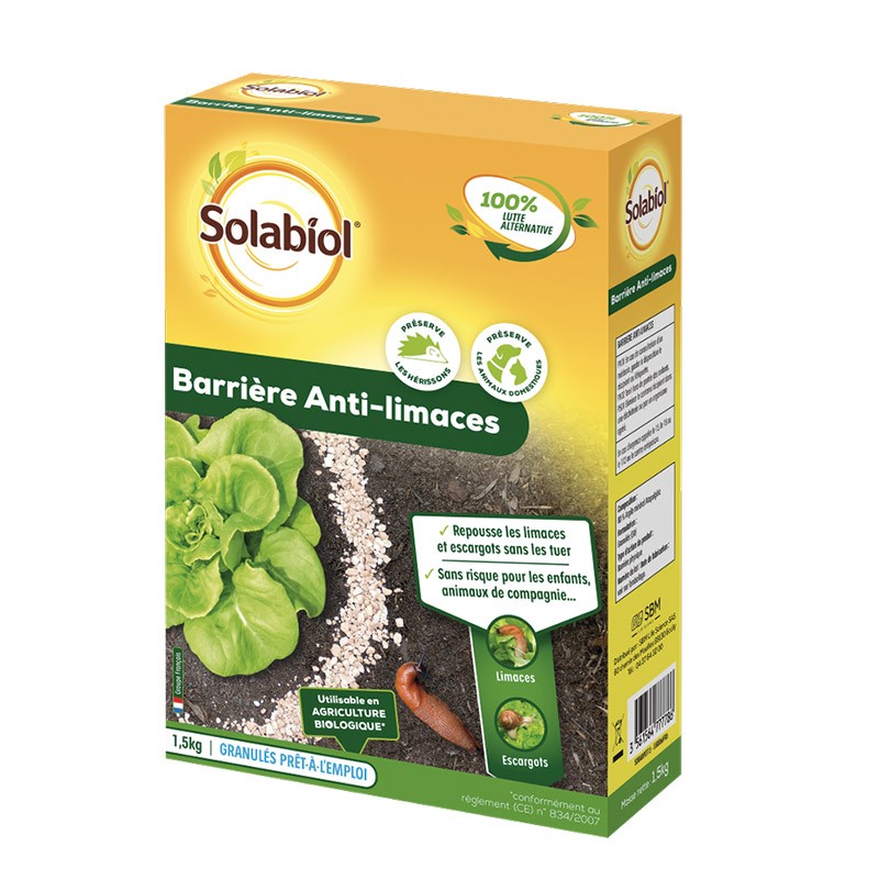 Solabiol - Barrière Anti-Limaces 1.5 Kg