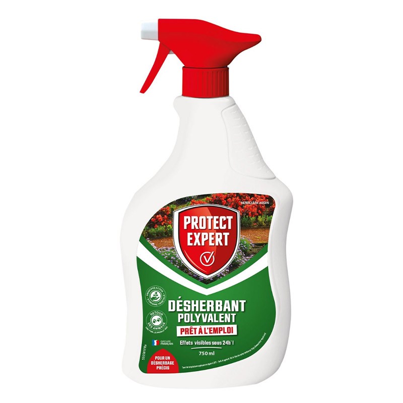 Protect Expert - Désherbant polyvalent - Prêt à l'emploi 750ml