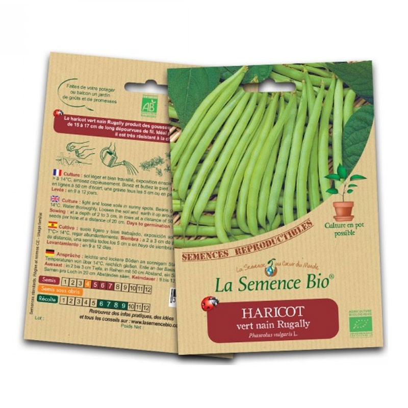 La Semence Bio - Haricot Vert Nain Rugally