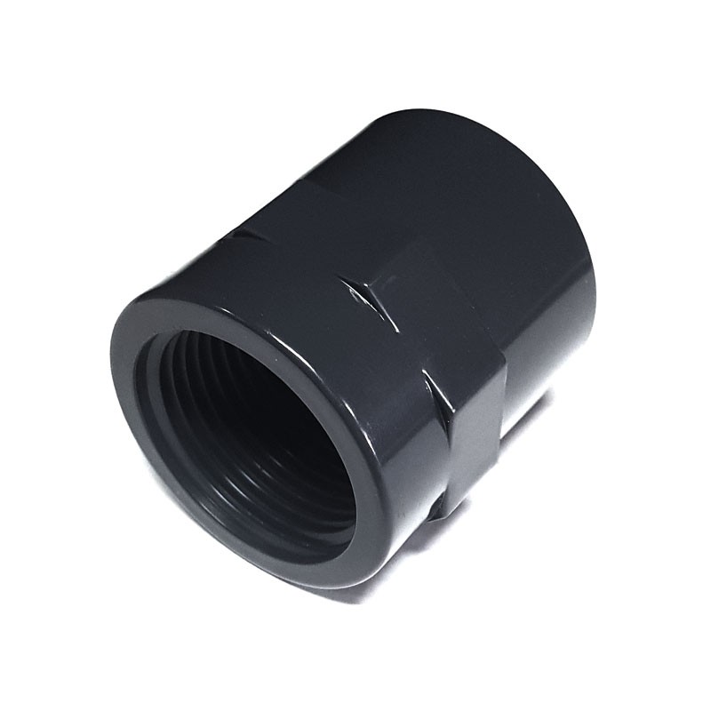 Raccord PVC Noir Ø32 mm à visser