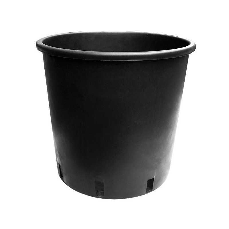 Pot rond noir 15L 26.5x30.5 cm
