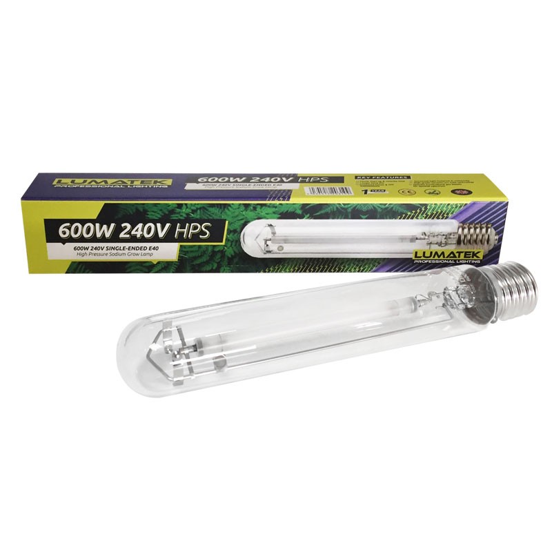 Lumatek - Ampoule HPS 600W 240V - croissance et floraison - douille E40