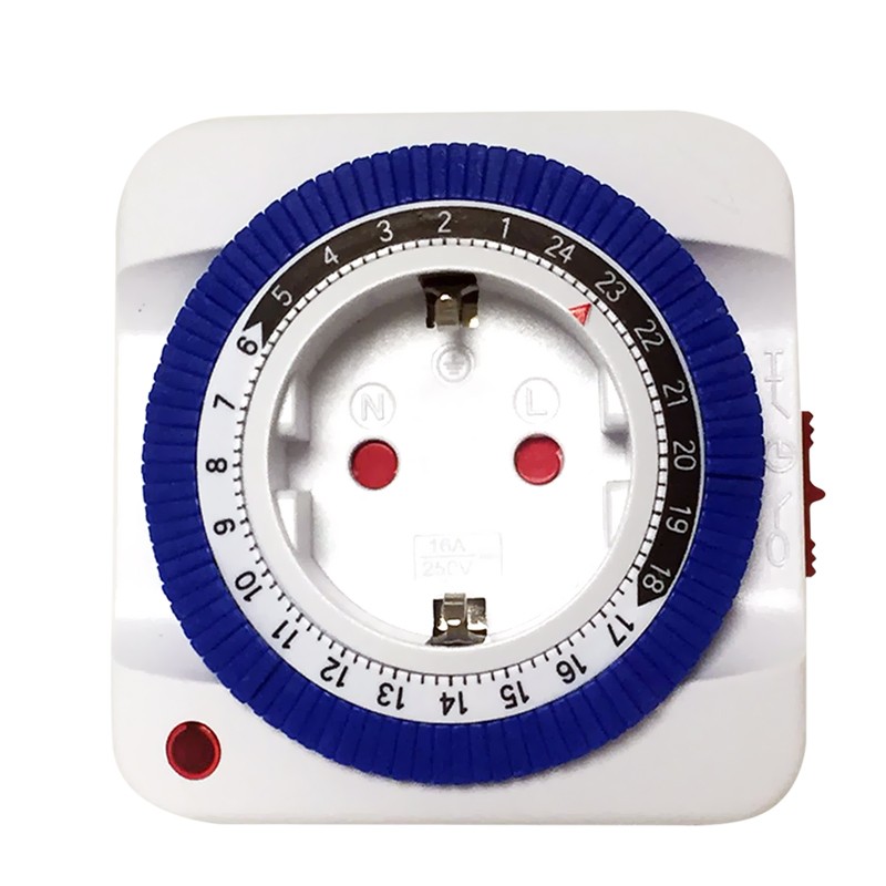 Superplant - Programmateur 16A - Timer 24h - Encoches