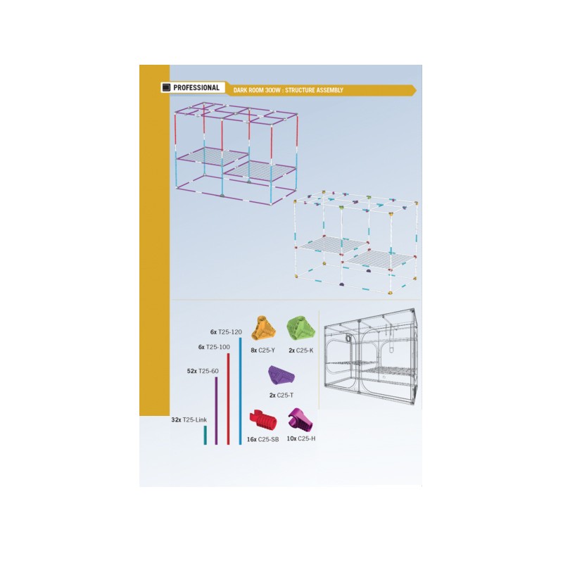 SALA ESCURA MYLAR SJ 300X150X235 DR300W 4,00