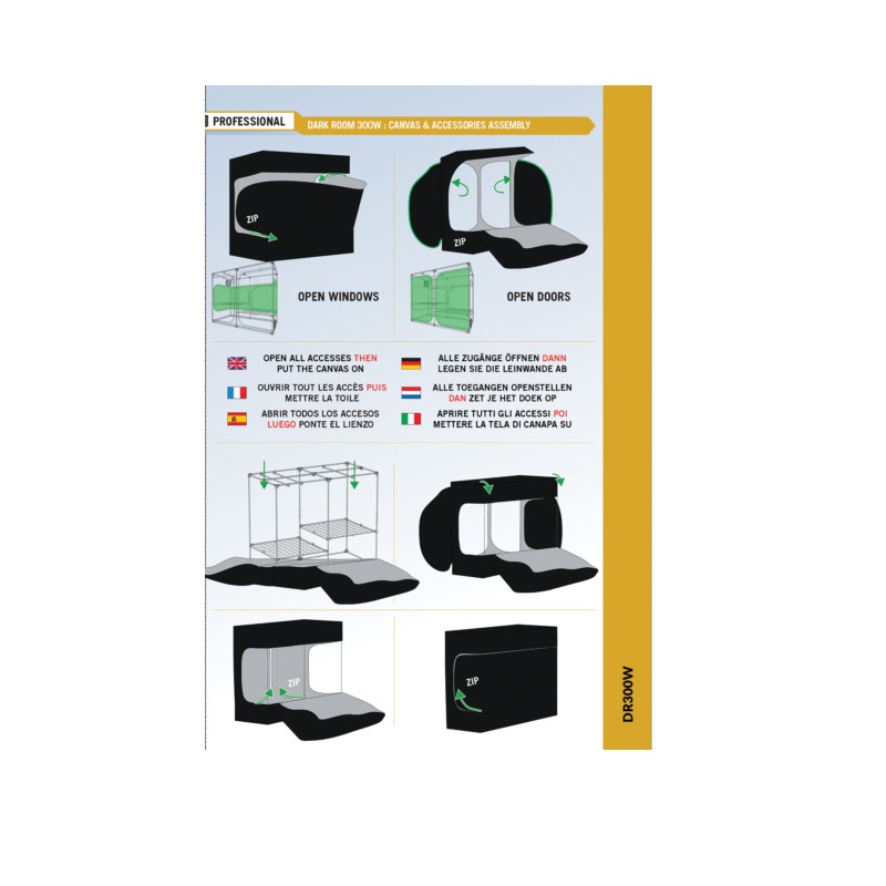 SALA ESCURA MYLAR SJ 300X150X235 DR300W 4,00