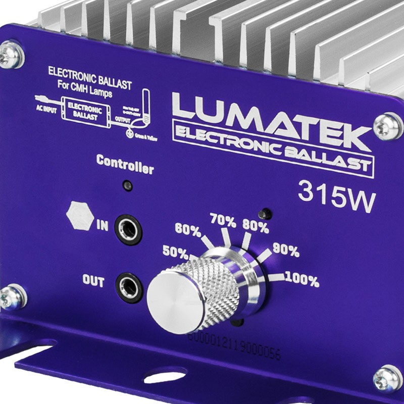 KIT LUMATEK CMH 315W CONTROLABLE (BALLAST + LAMPE 3100K)