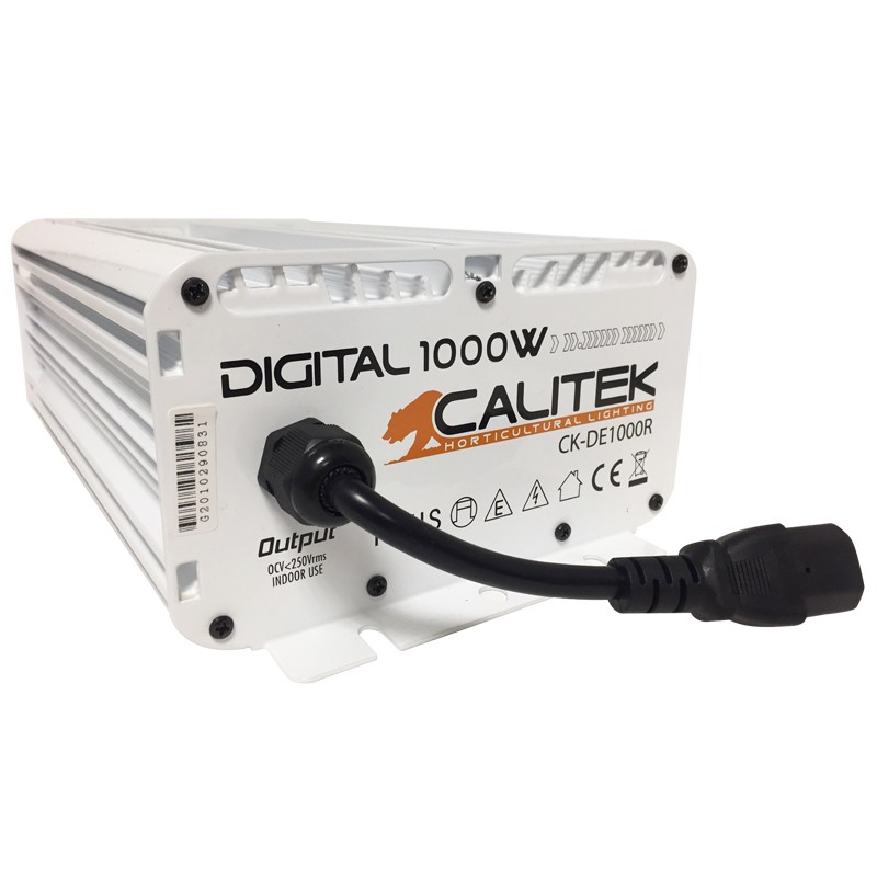 Calitek DE 1000W electronic ballast - For DE/MH DE/CMH HPS bulbs