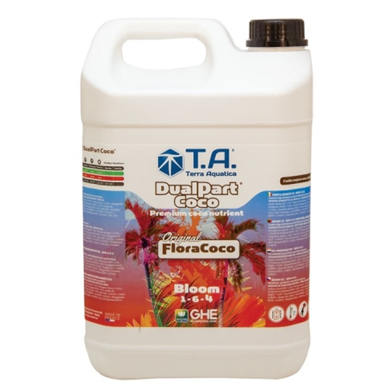 Terra Aquatica GHE - Engrais DualPart Coco Bloom 5L spécial culture coco