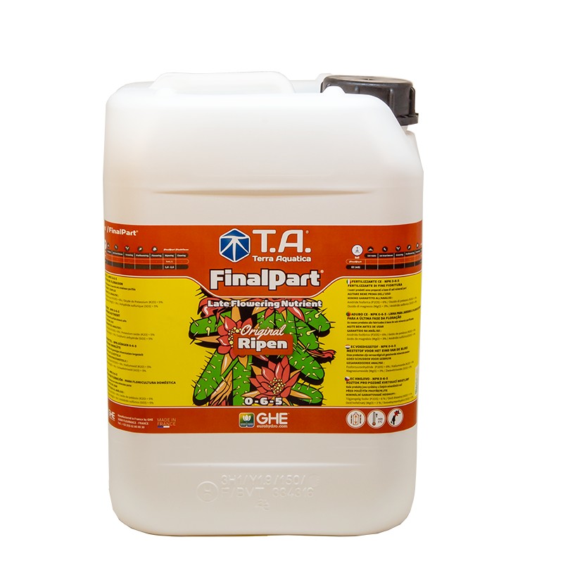 Terra Acuática GHE - FinalPart 10L, abono de floración tardía