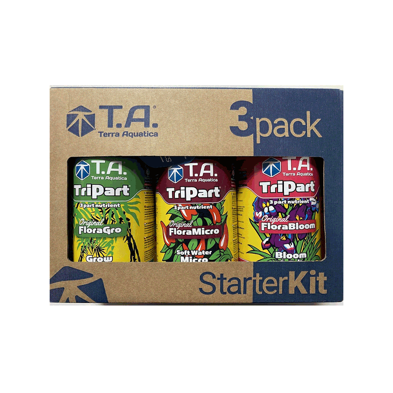 Terra Aquatica GHE - TriPart Fertilizer 500ml (HW) Hard Water, pack growth and flowering