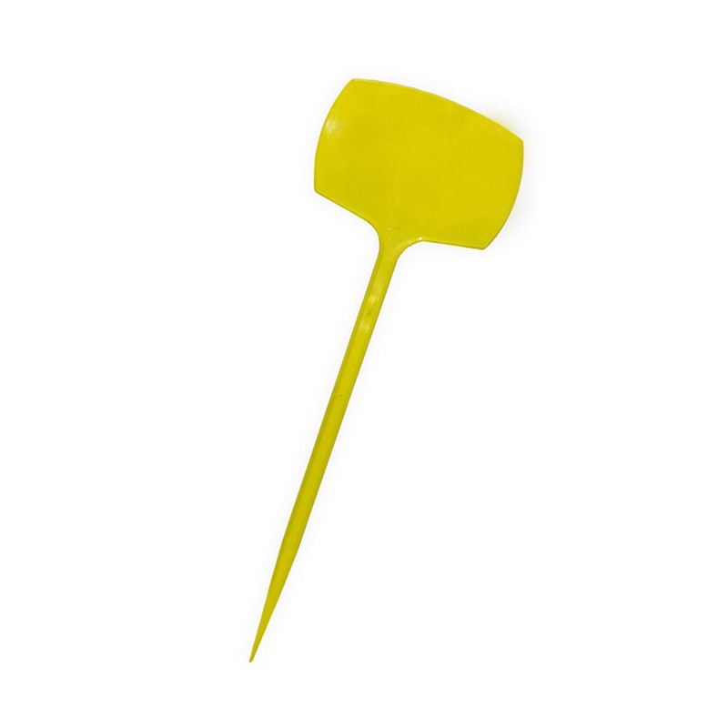 CIS - Piquet jaune pour note réutilisable - h 30,5cm