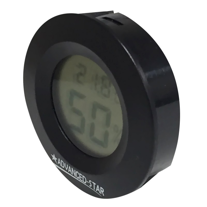 DIGITALES THERMOHYGROMETER SCHWARZ 45MM ADVANCED STAR