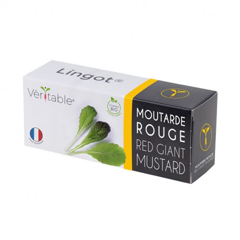Genuine - Organic red mustard ingot - Seeds in refill ready to use