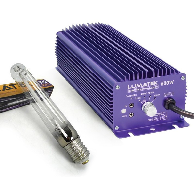 Lumatek - Kit Pro ballast dimmable + ampoule E40 - 600W - 400V