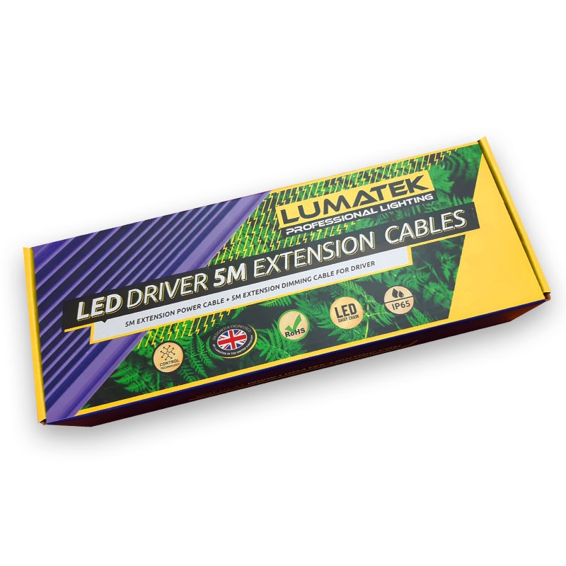 LUMATEK LED CAVO DI PROLUNGA 5M PER DRIVER REMOTO