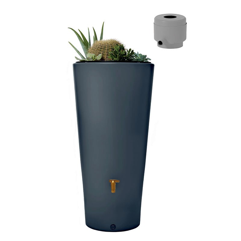 Garantia - Vaso 2 in 1 - 220L - graphite - Tank kit with grey eco collector