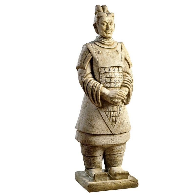 Hairie-Grandon - Xian Chinese warrior statue - H 102cm - Patina