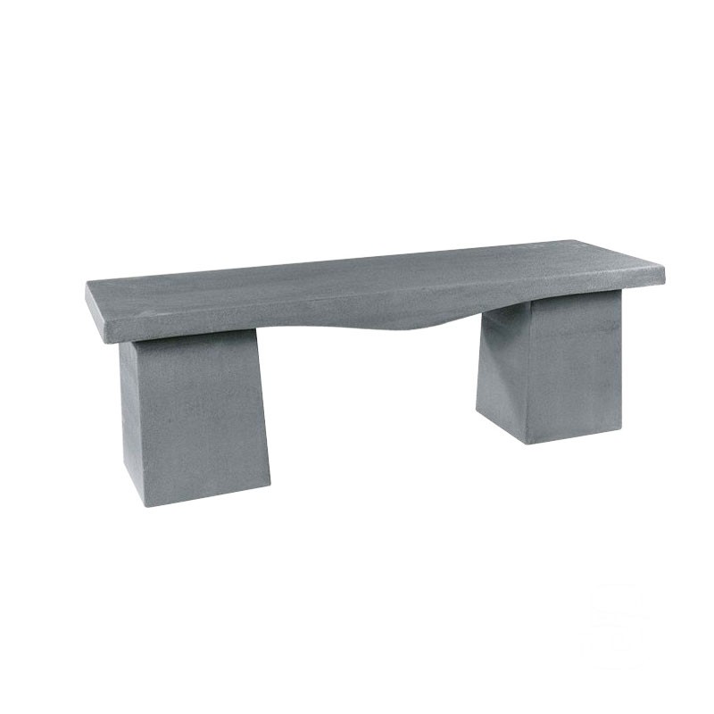 Hairie-Grandon - Banc droit design - Long 138cm - Anthracite