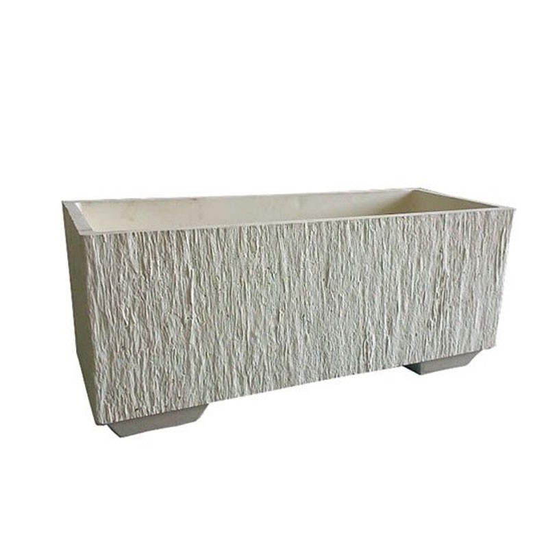 Hairie-Grandon - Bac Quiberon rectangle- Long 115cm - Blanc
