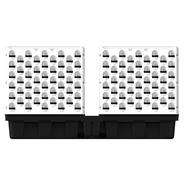 Platinium - Pyramide 200 Pflanzen 2m2 - 100x200x100 - Aeroponisches System