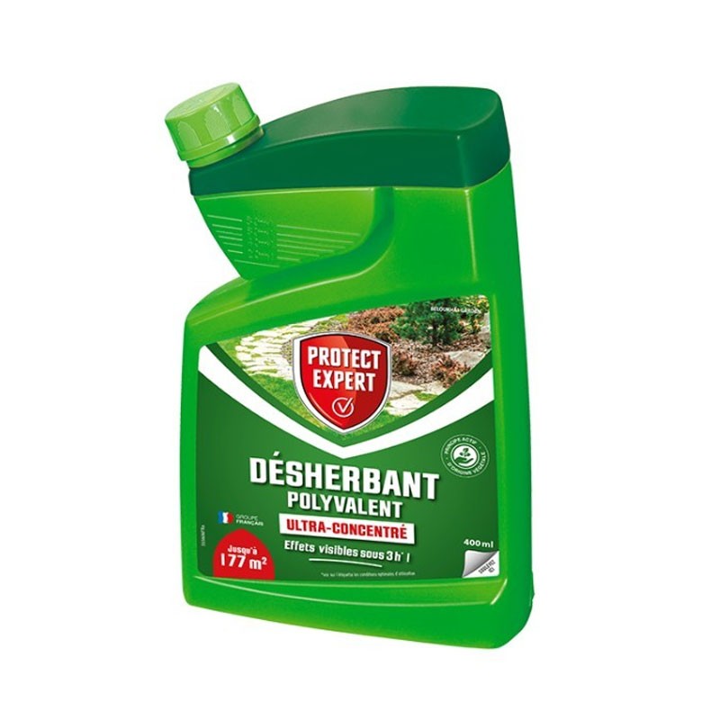 Protect Expert - Désherbant polyvalent - Ultra concentré - 400ml