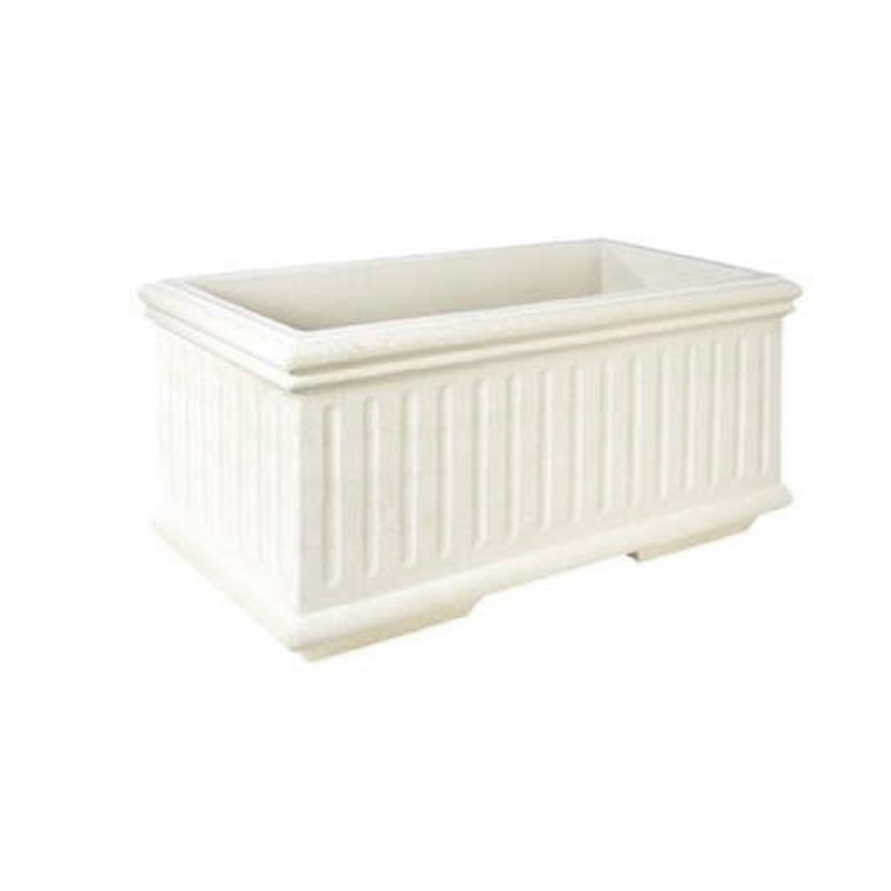 Hairie-Grandon - Rectangular bin - 80cm long - Off-white