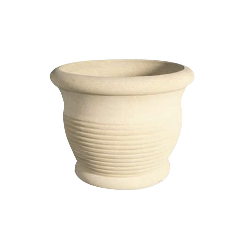 Hairie-Grandon - Bac rond - Diam 55cm - Blanc cassé