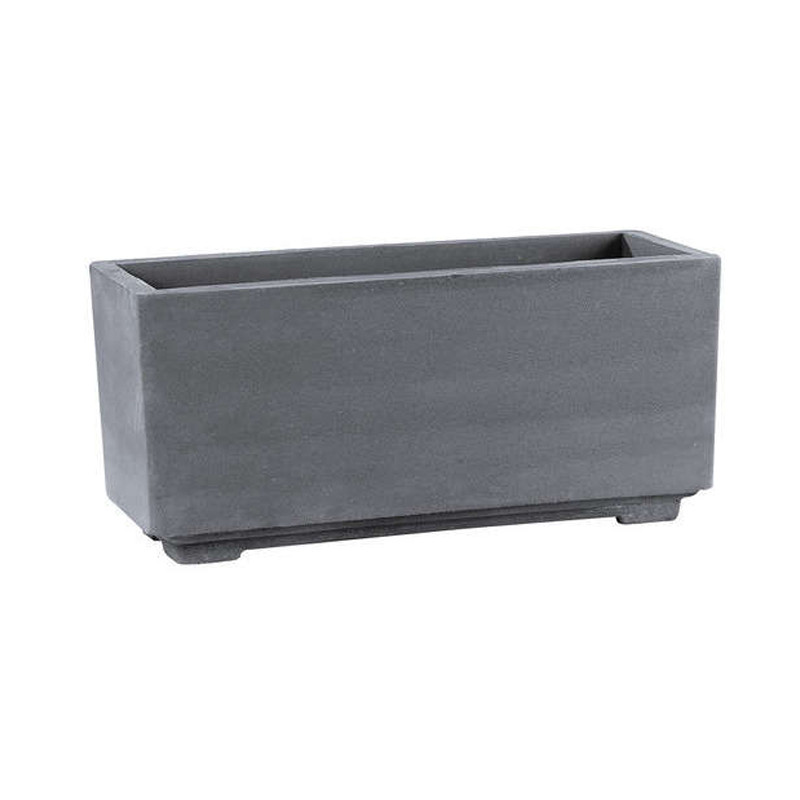 Hairie-Grandon - Bac rectangle sur pied - Long 92cm - Anthracite