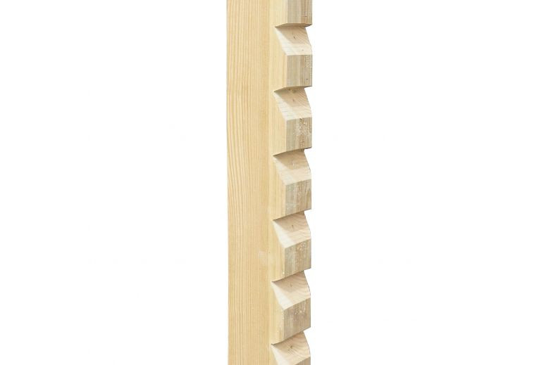 Forest-Style - Rolluikstang met V-inkeping - 9x9x200cm