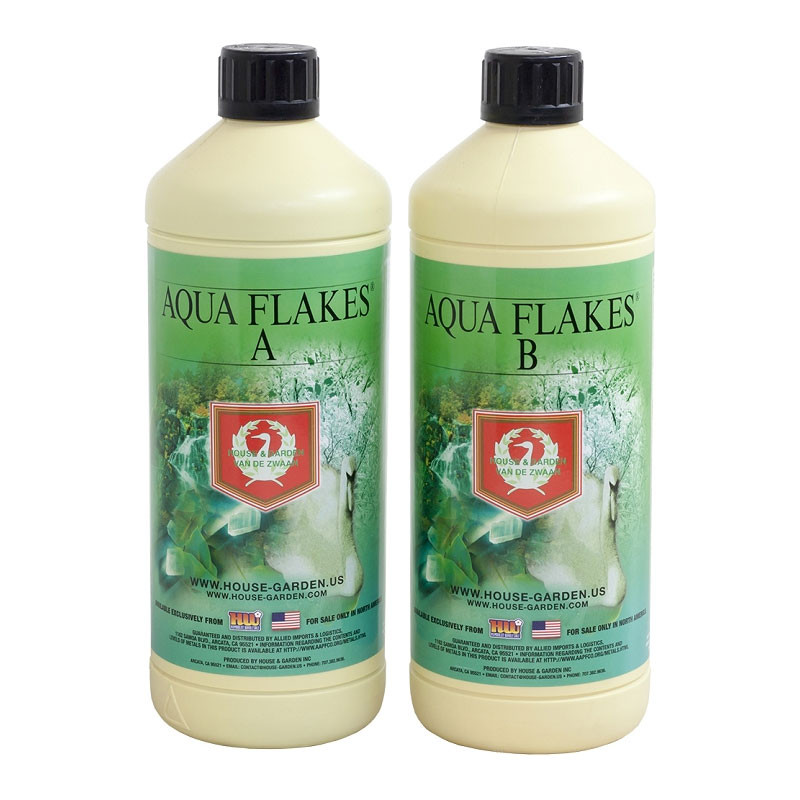 House & Garden - Engrais Aqua Flakes A et B 1L