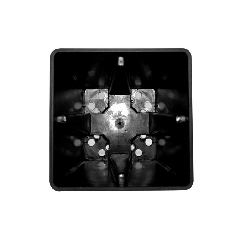 Pot carré noir 15x15x20 par 100pcs