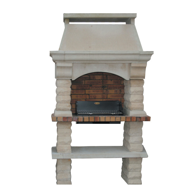 Hairie-Grandon - Barbacoa Rústica - H 209cm - Blanco