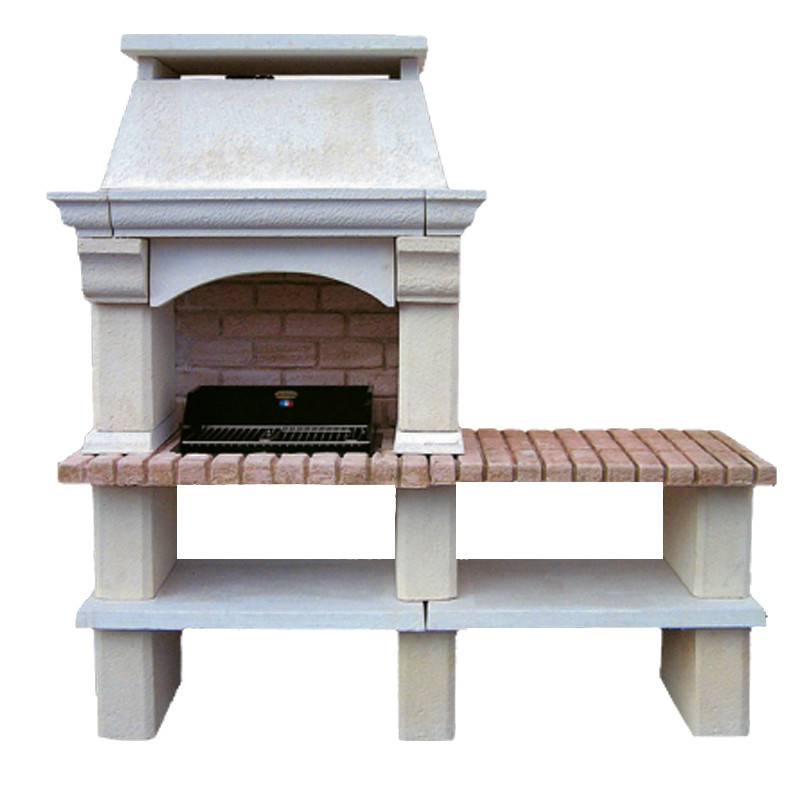 Hairie-Grandon - Barbecue Mons gm 1 - H 209cm - Blanc