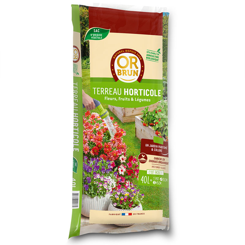 Or Brun - Terreau Horticole - 40L