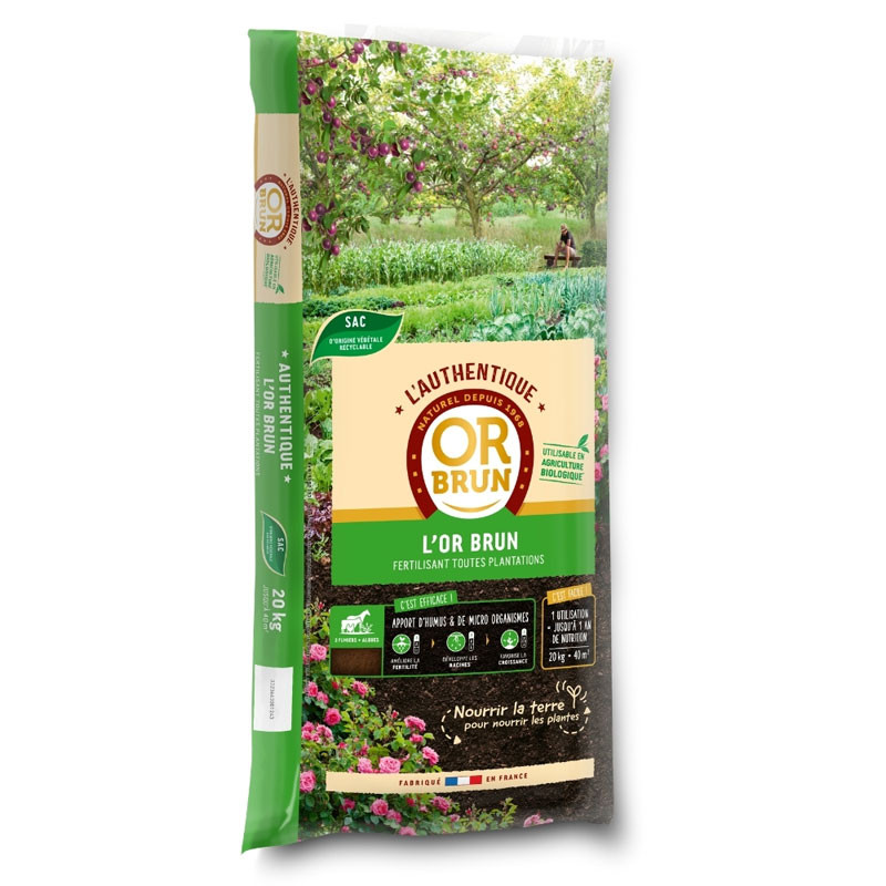 Or Brun - Authentique - 20kg - V21 - Fertilisant