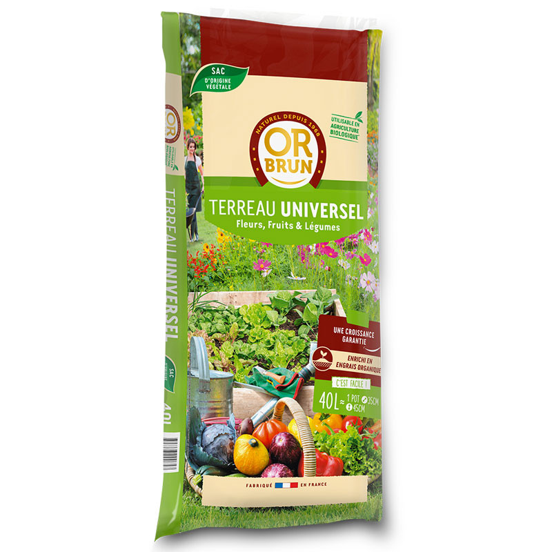 Or Brun - Terreau Universel - 40L
