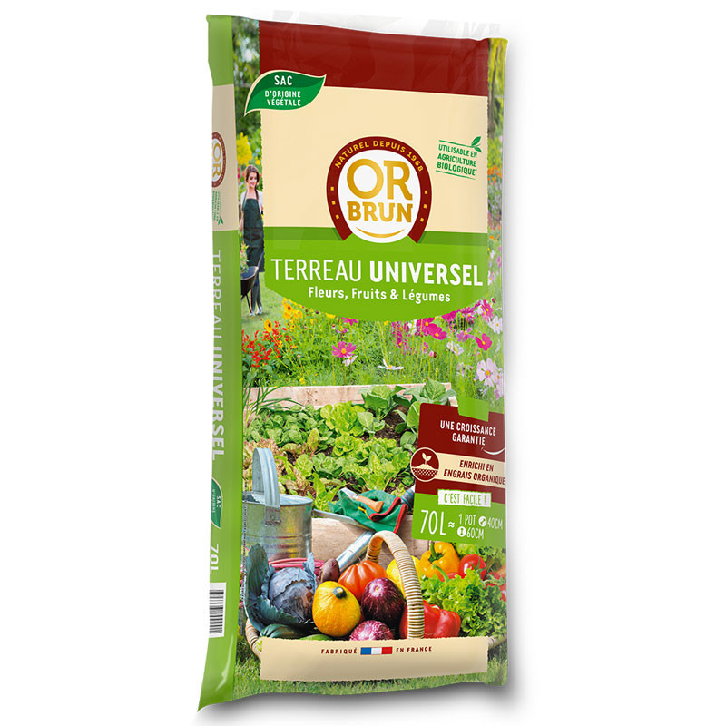 Or Brun - Terreau Universel - 70L