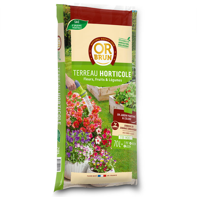 Or Brun - Terreau Horticole - 70L