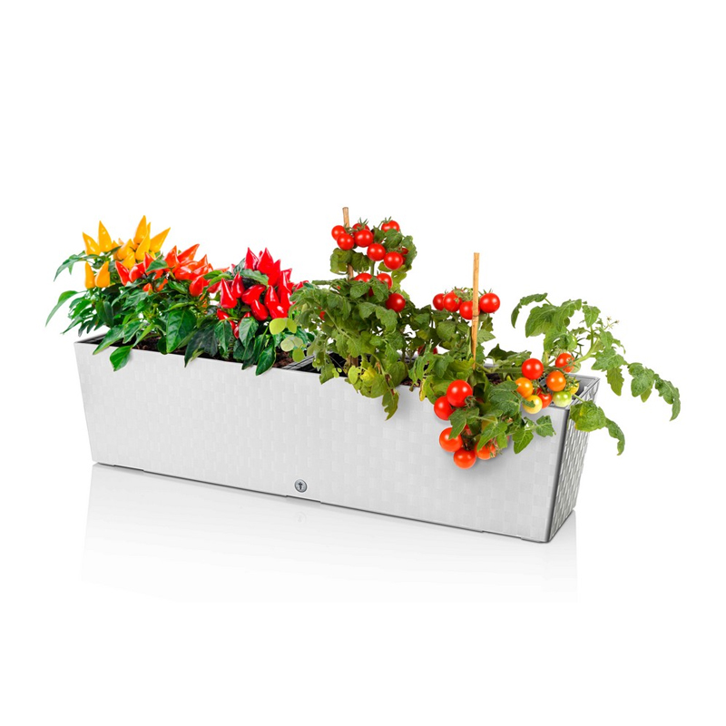 Flower Lover - Self-irrigating Planter- Supreme 50 - White