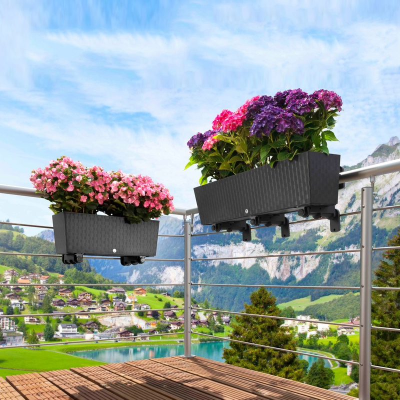Flower Lover - Selbstbewässernde Pflanzgefäße - Supreme 50 - Grau