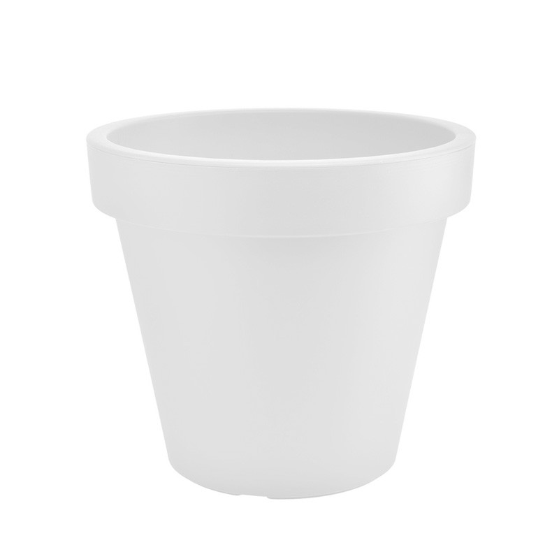Gardenico - Metro Twist N Roll maceta redonda 29cm - Blanco