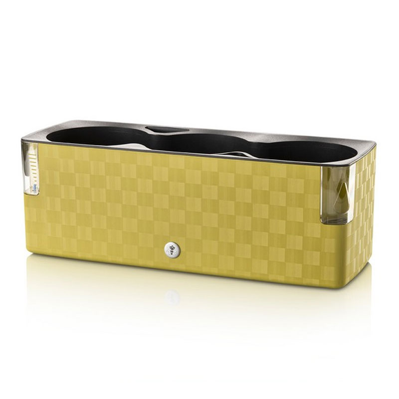  Flower Lover - Pot auto-irrigant - Cobble TRIO - Vert