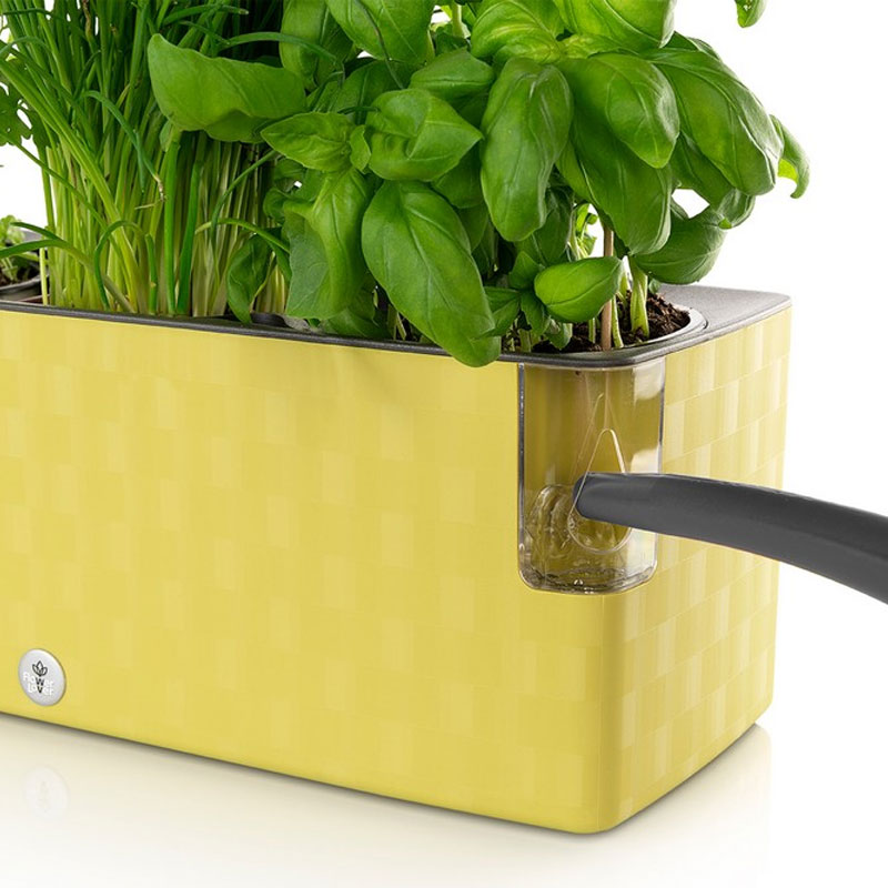  Flower Lover - Pot auto-irrigant - Cobble TRIO - Bleu acier