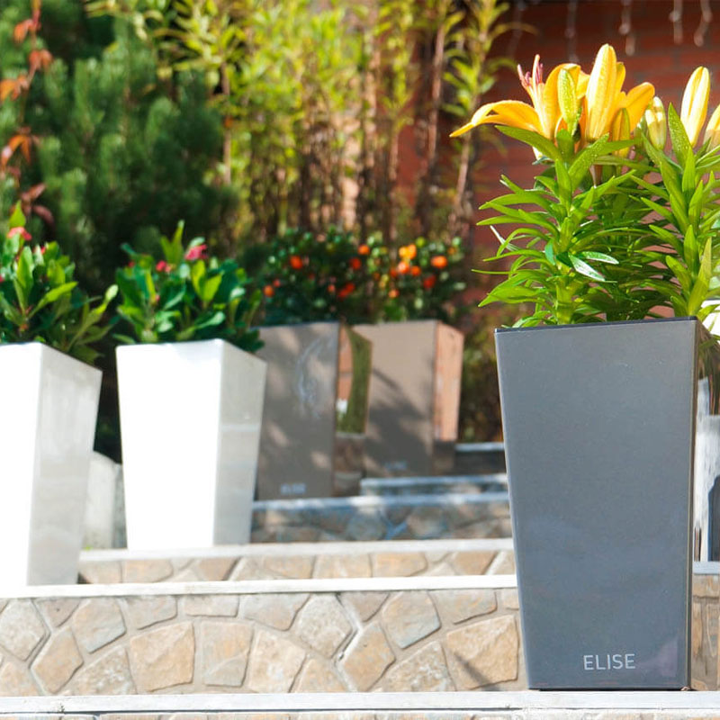 Flower Lover - Pot Elise In and Outdoor - 25cm - Blanc